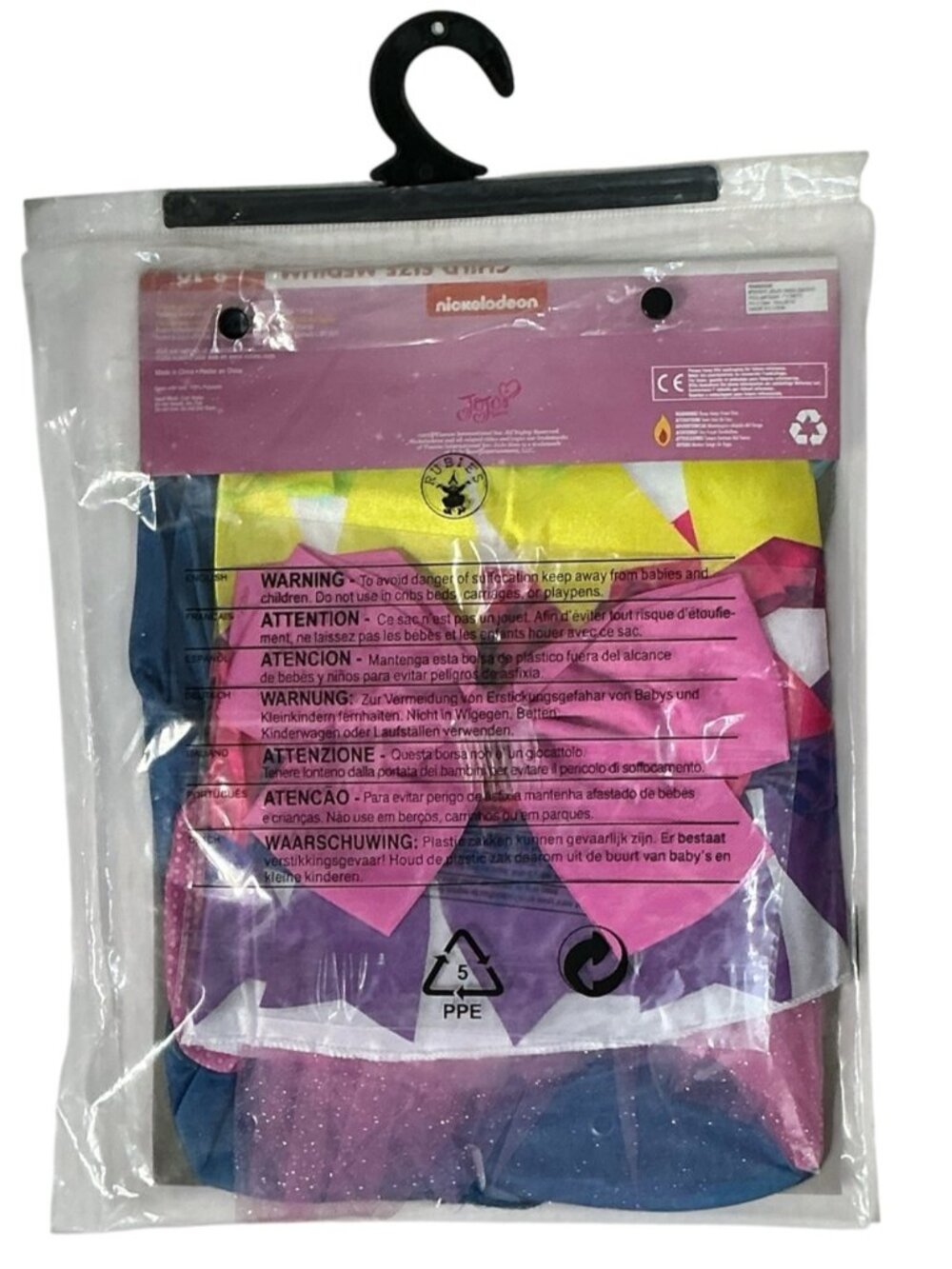 JoJo Siwa Boomerang Music Video Costume Nickelodeon Rubies Girls Medium (8-10) - Picture 10 of 12
